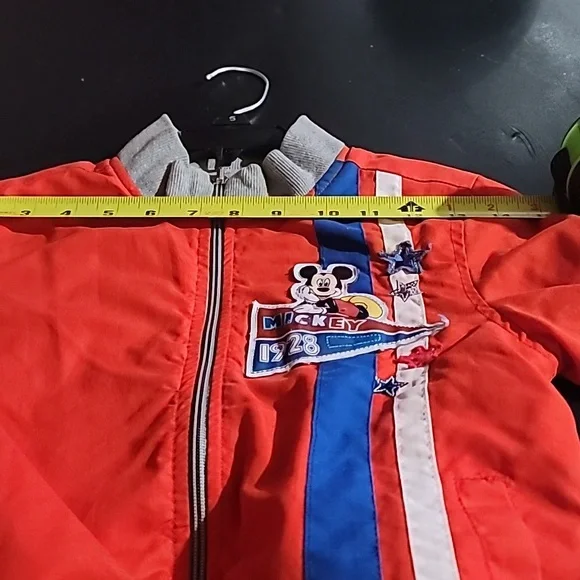 Disney Boys Reversable Red, White, Blue, and Gray 1928 Mickey Jacket. Size 5/6 - Picture 5 of 7